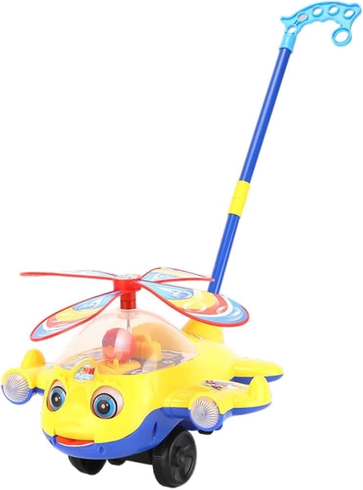 Kids’ Push Along Airplane Toy