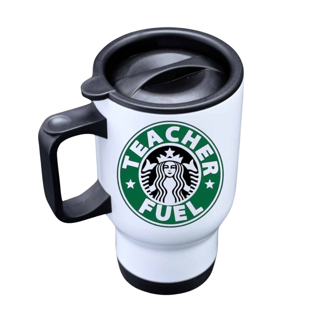 Personalised Teacher-Themed Stainless Steel Travel Mug