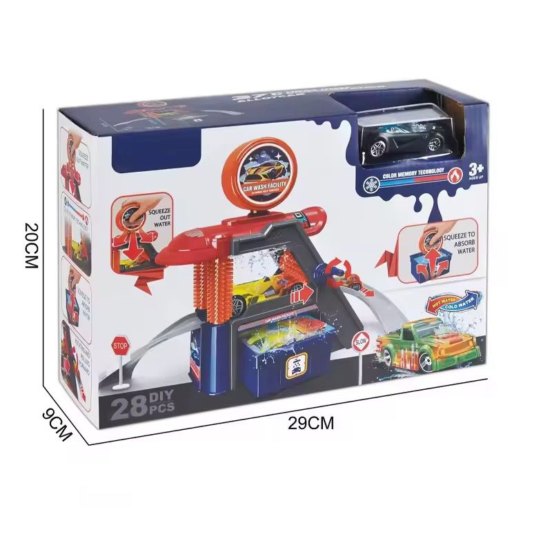 Deluxe Colour-Changing Car Wash Playset