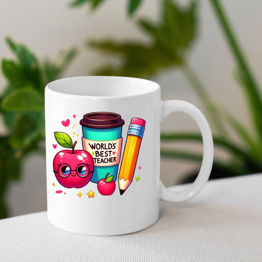 Personalised Teacher-Themed Coffee Mug