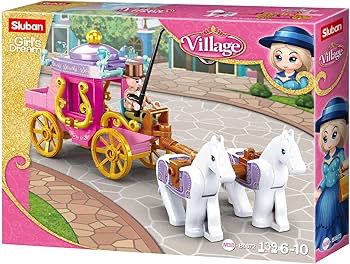 Horse Carriage Building Blocks Set (139 Pieces)