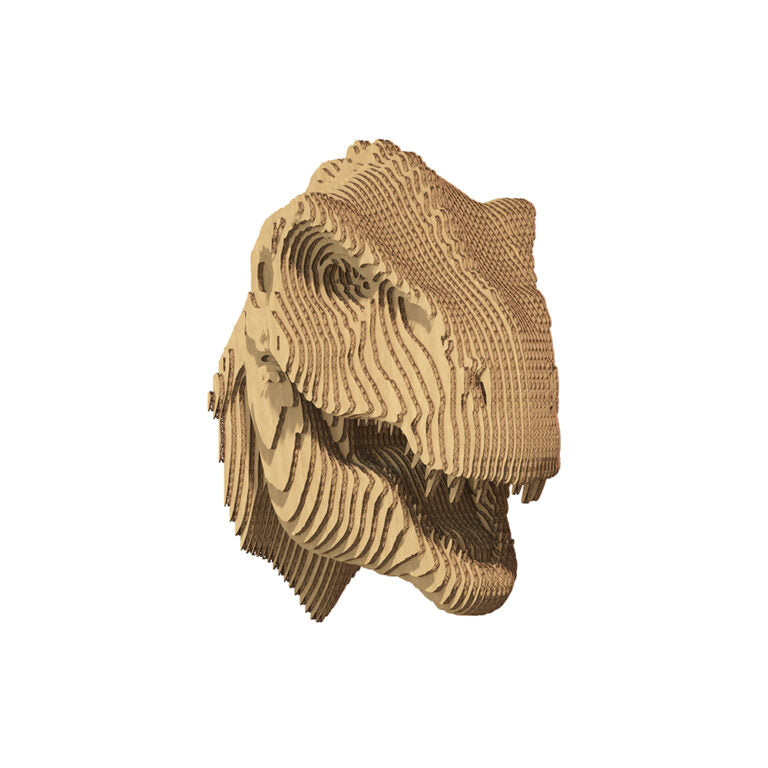3D Wall Mountable Dinosaur Cardboard Structure Puzzle