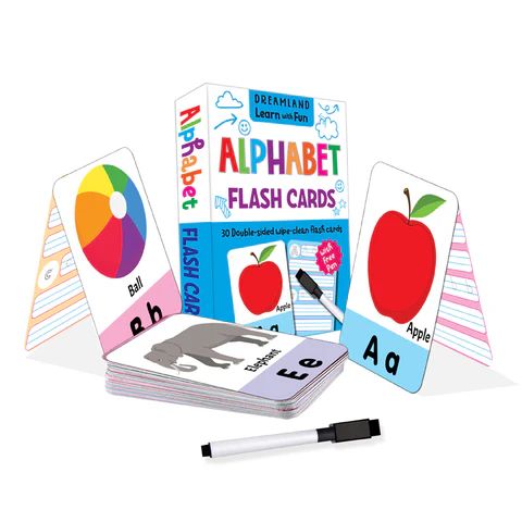 Alphabet Flash Cards Wipe Clean Learning Set