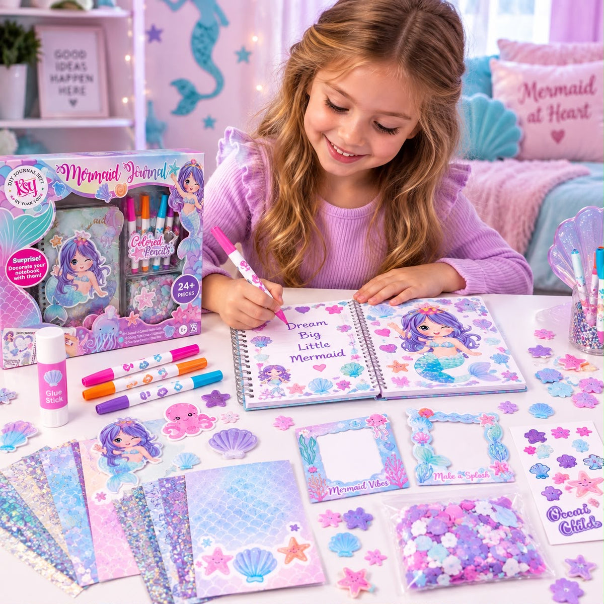 Mermaid Journal DIY Craft Set