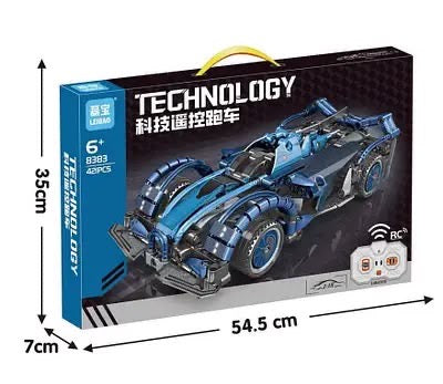 Leibao Technology RC Racing Car Building Set (421 Pieces)