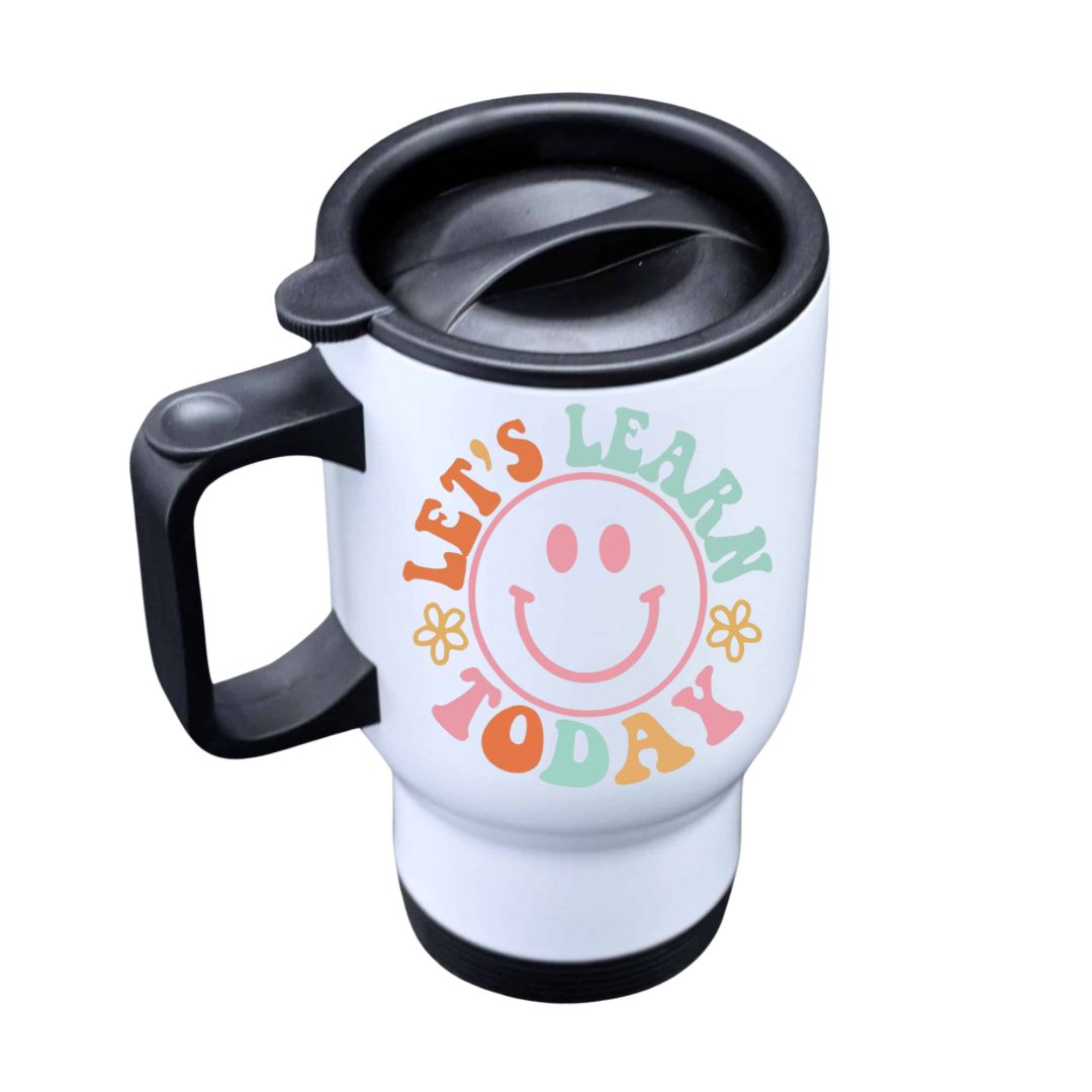 Personalised Teacher-Themed Stainless Steel Travel Mug