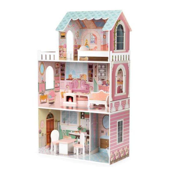 Leia’s Wooden Dollhouse with Furniture