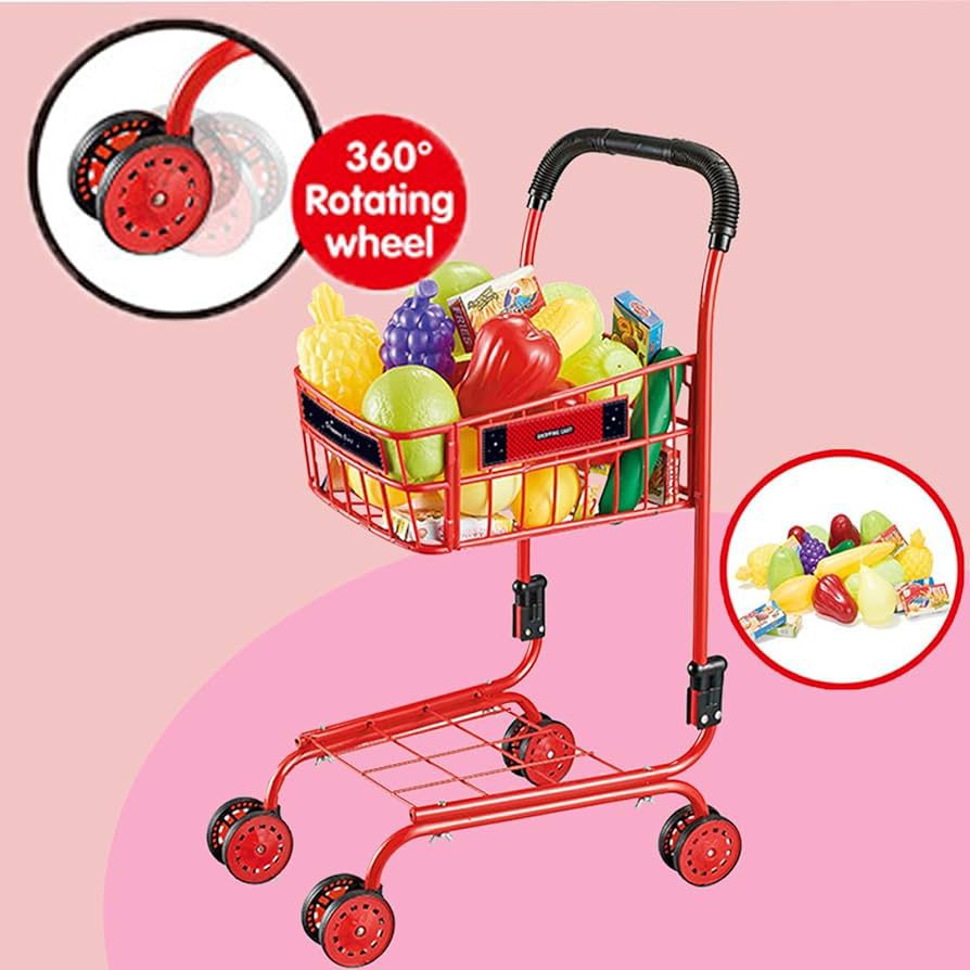 Kids’ Shopping Trolley & Groceries