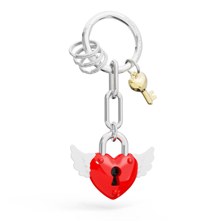 Stainless Steel Keyring - Love Lock