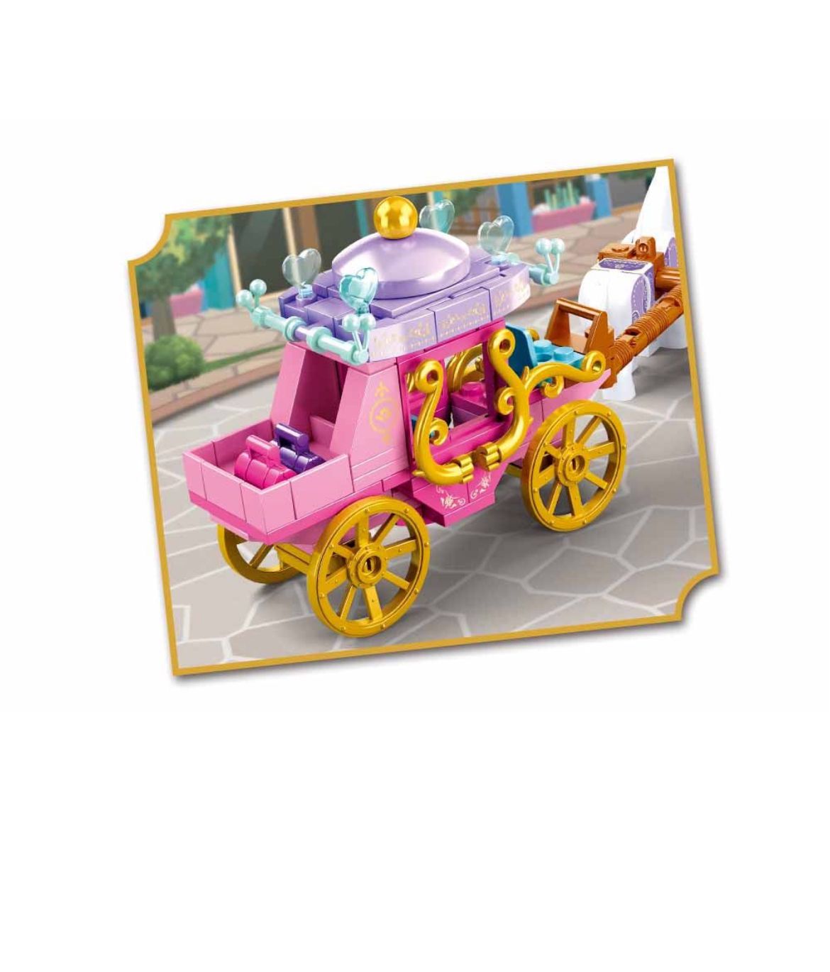 Horse Carriage Building Blocks Set (139 Pieces)