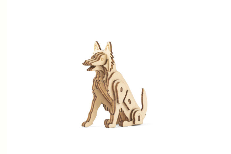 3D Wooden Puzzle - Dog