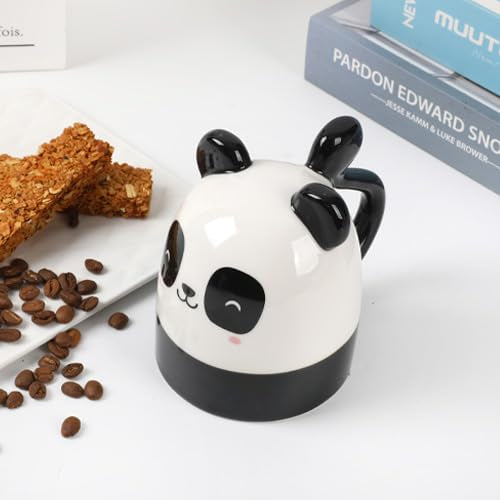 Panda Ceramic Up & Down Mug