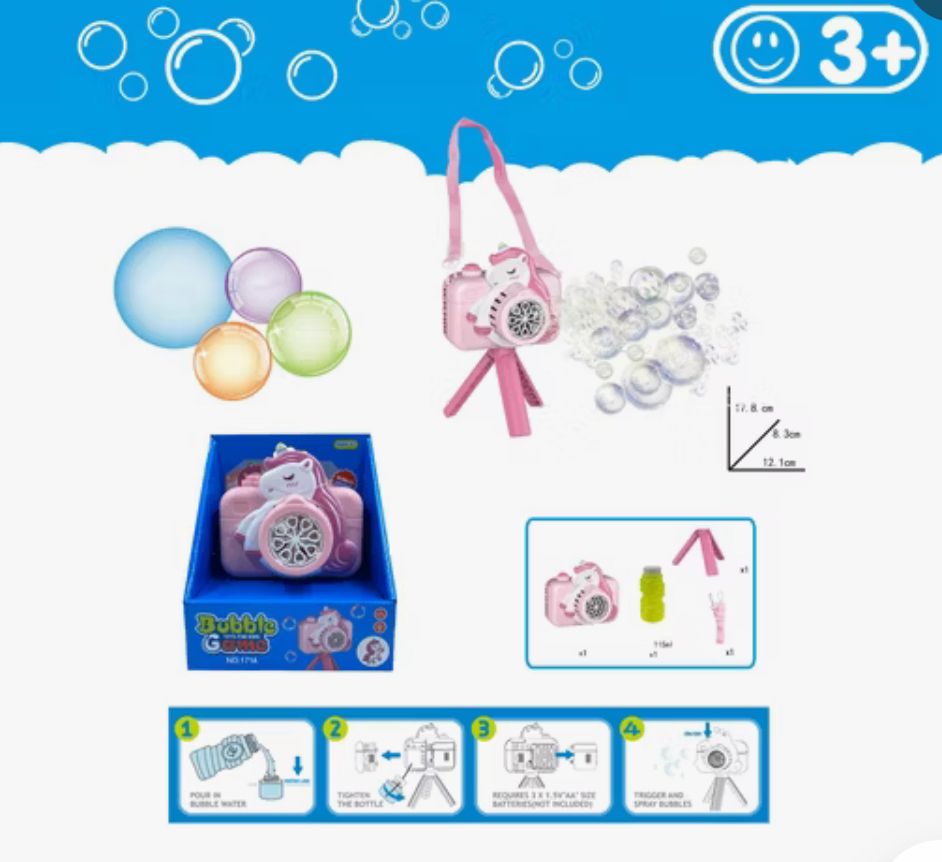 Bubble Camera Toy
