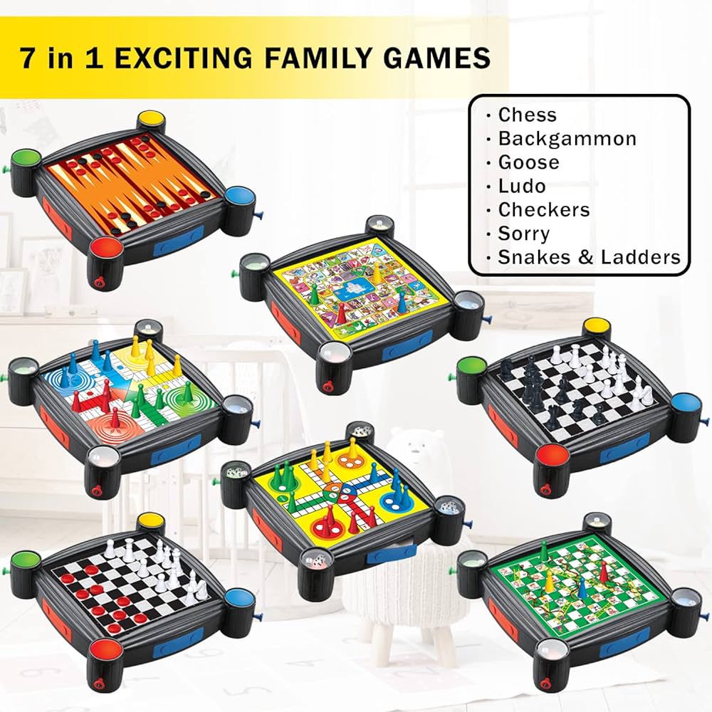 7in1 Classic Family Games Set