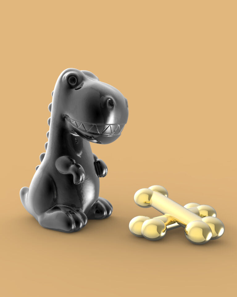 Stainless Steel Keyring - Tyrannosaurus Rex