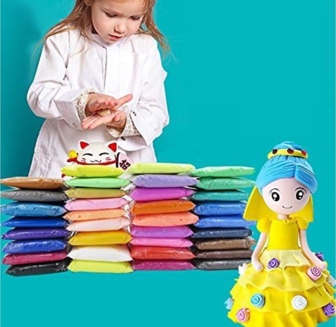 Modelling & Crafting Clay 36 Piece Set
