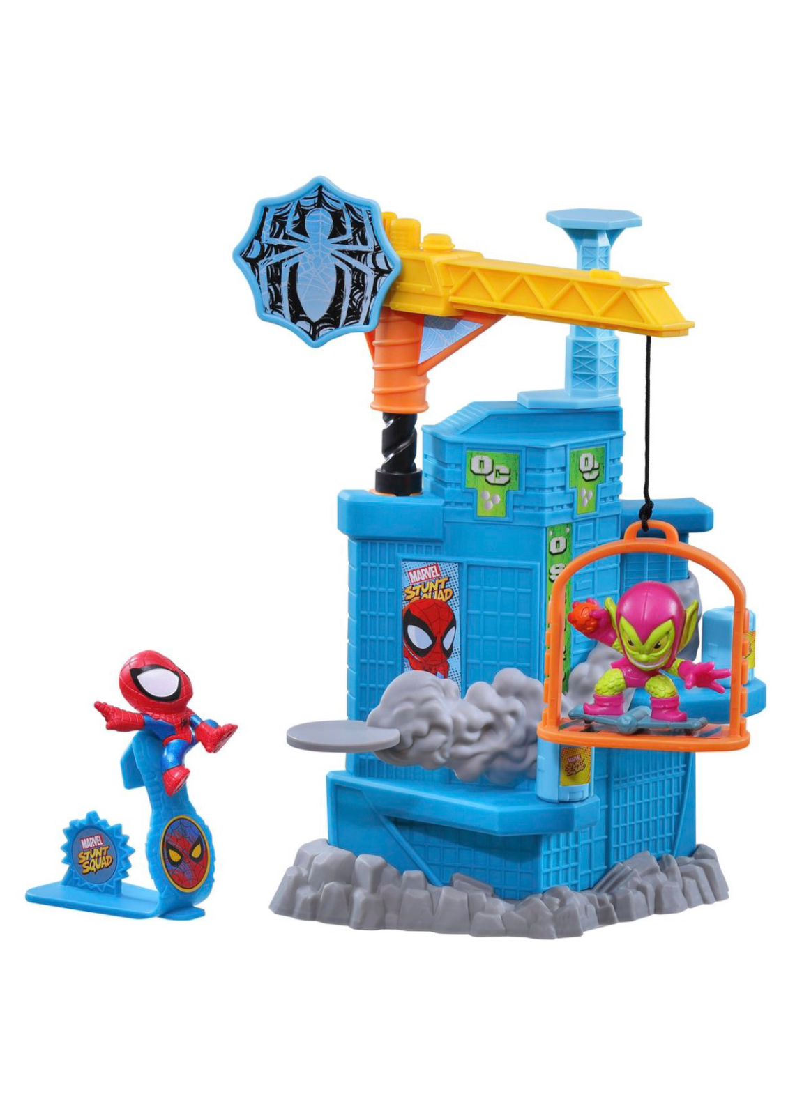 Marvel Stunt Squad - Spiderman vs Green Goblin Playset