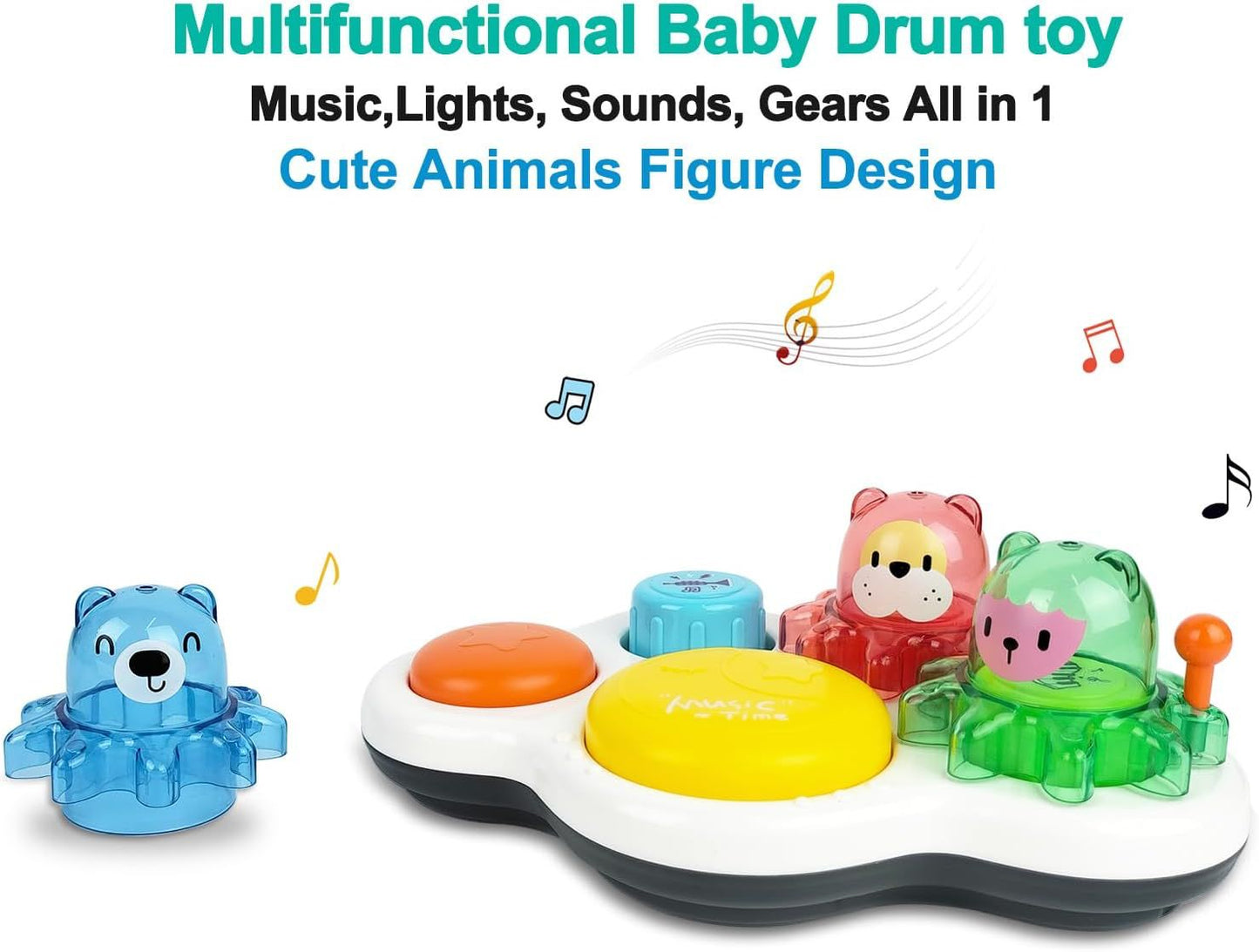 Interactive Musical Drum with Gears