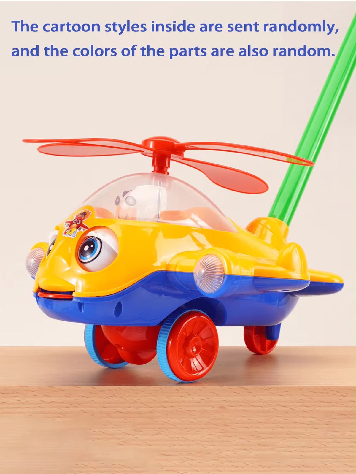 Kids’ Push Along Airplane Toy