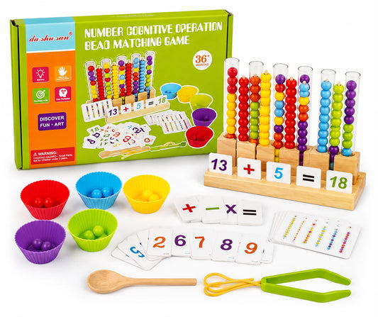 Number Cognitive Operation Bead Matching Game
