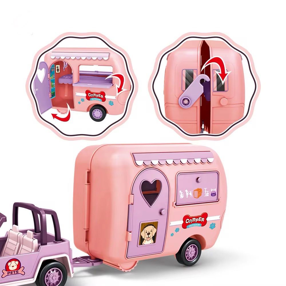 Outdoor Kids’ Pet Camper Play Set