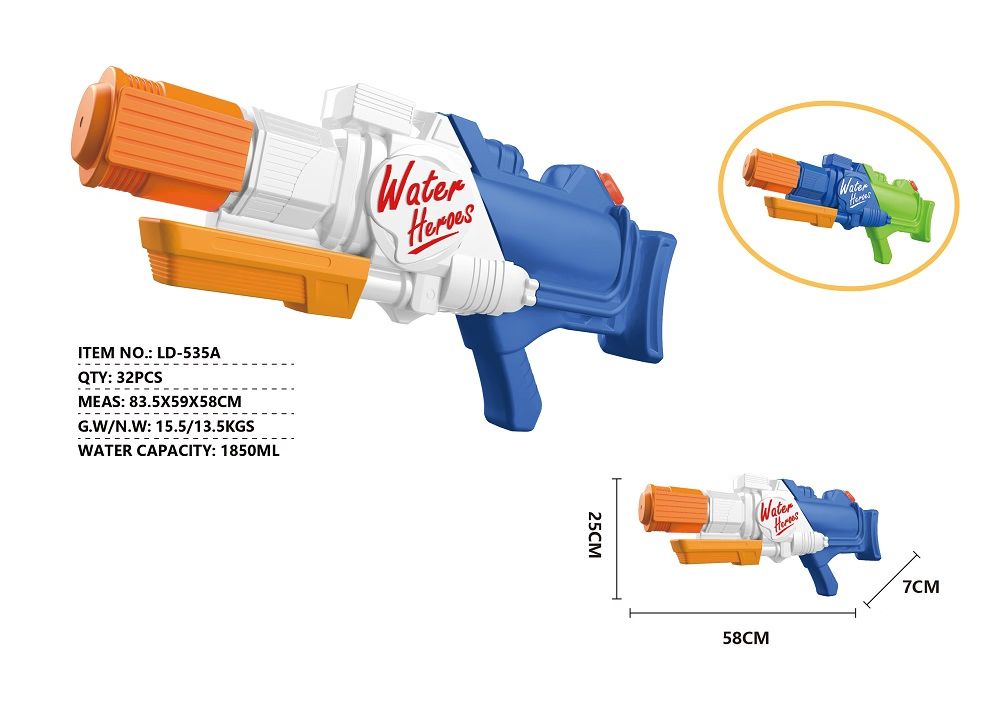 Water Heroes Water Gun - 58cm Super Soaker Blaster