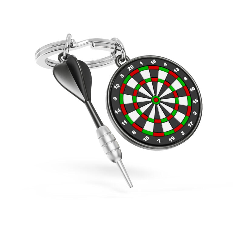 Stainless Steel Keyring - Darts