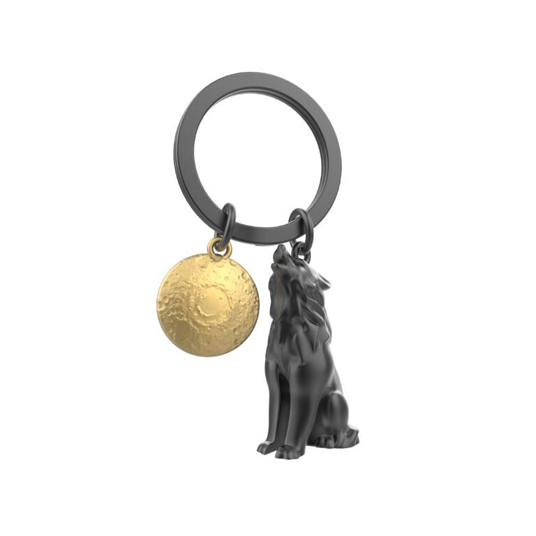 Stainless Steel Keyring - Wolf Pack
