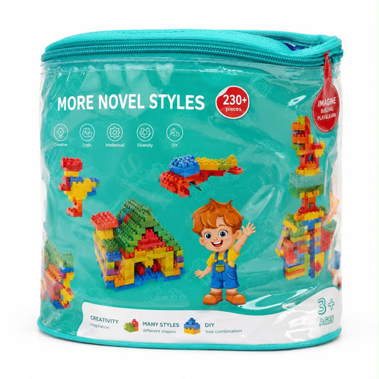Creative Building Blocks Set (230+ Pieces)