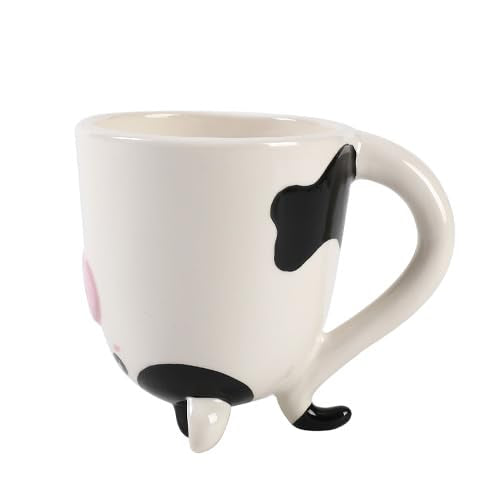 Cow Ceramic Up & Down Mug