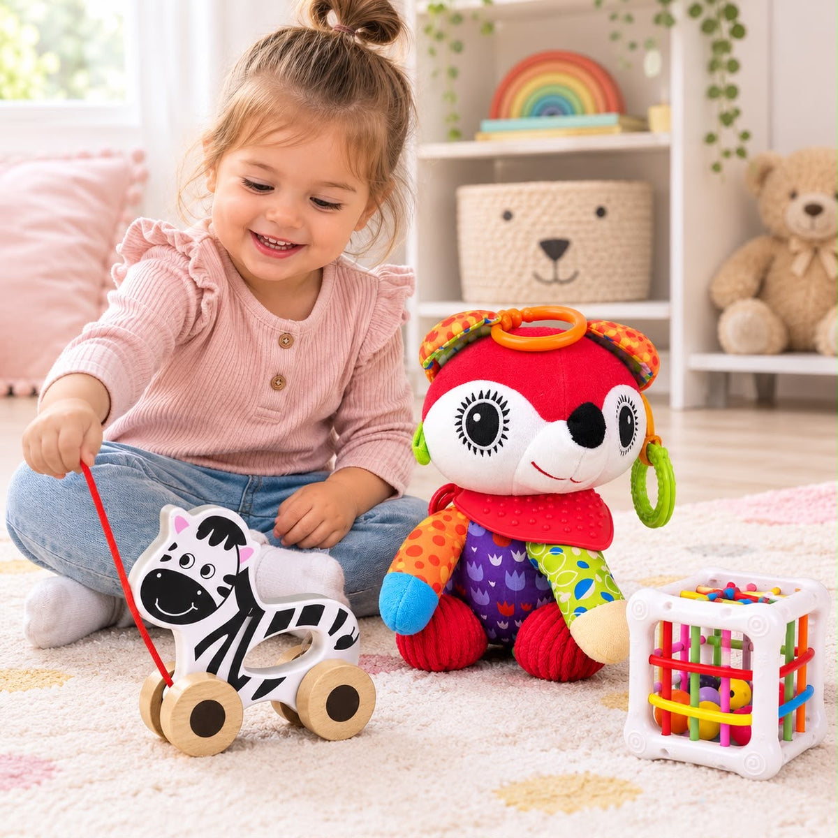Baby Motor Skills Set (3 Piece Activity Toy Set)