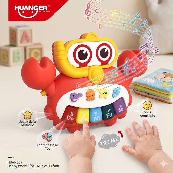 Interactive Musical Crab Piano