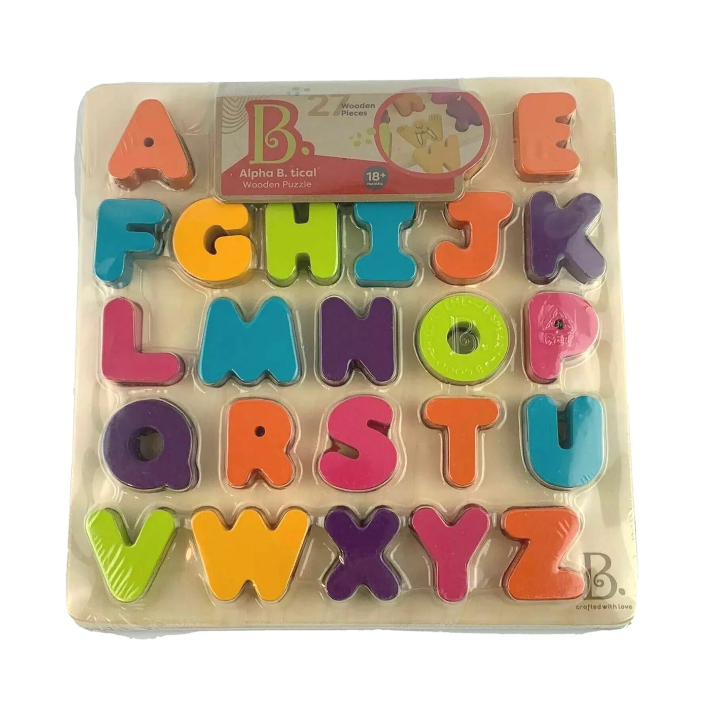 Alpha. B.Tical ABC Wooden Puzzle