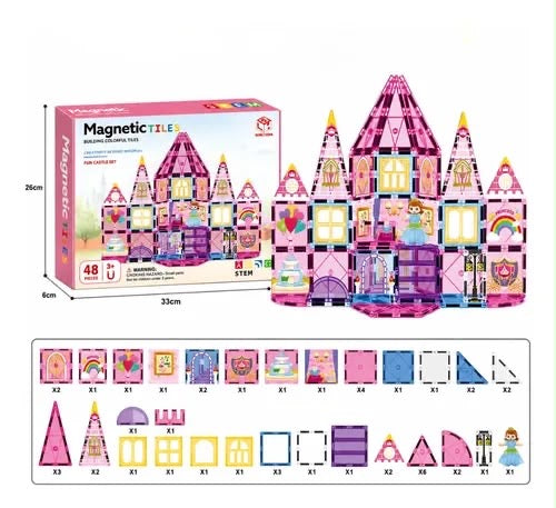 Magnetic Tiles Fun Castle Set