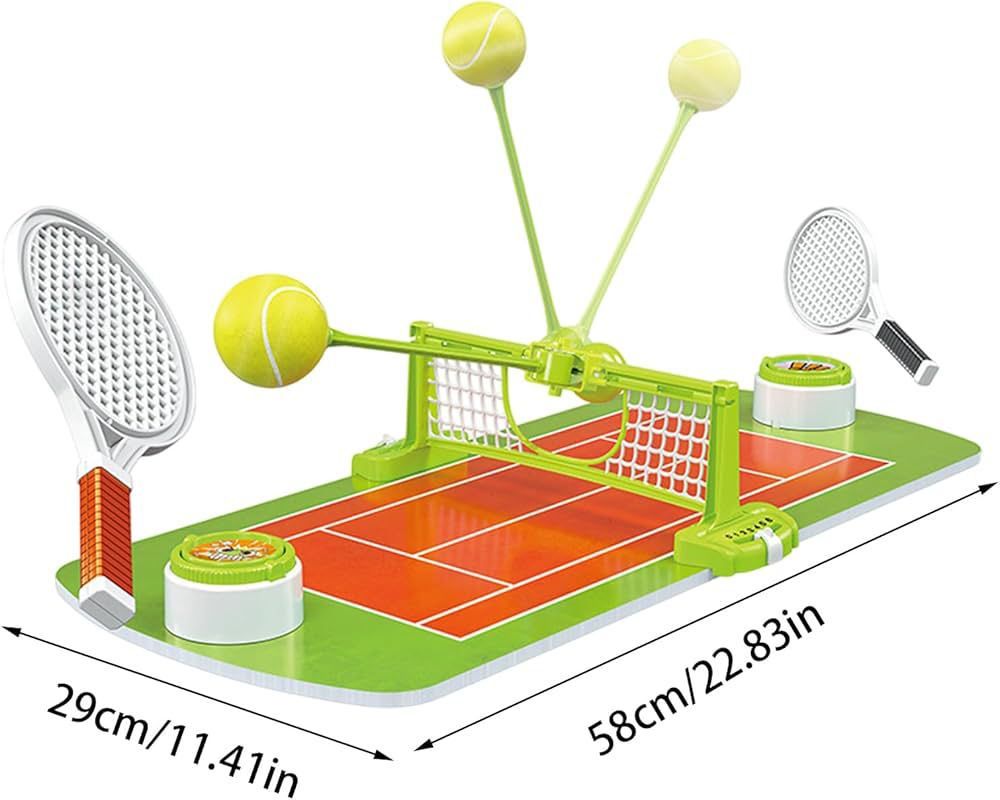 Interactive Tabletop Tennis Game Set