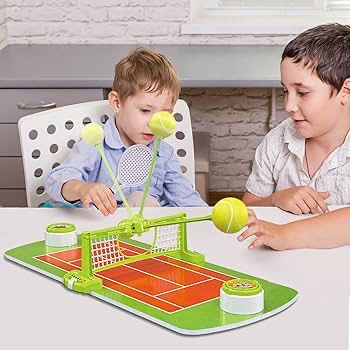 Interactive Tabletop Tennis Game Set