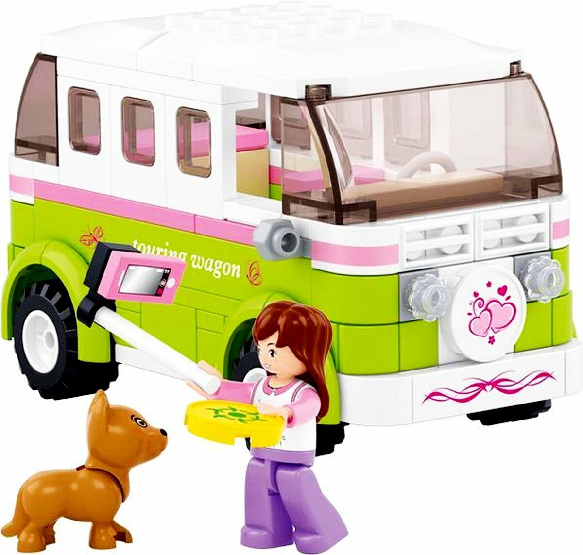 Touring Wagon Building Blocks Set (158 Pieces)