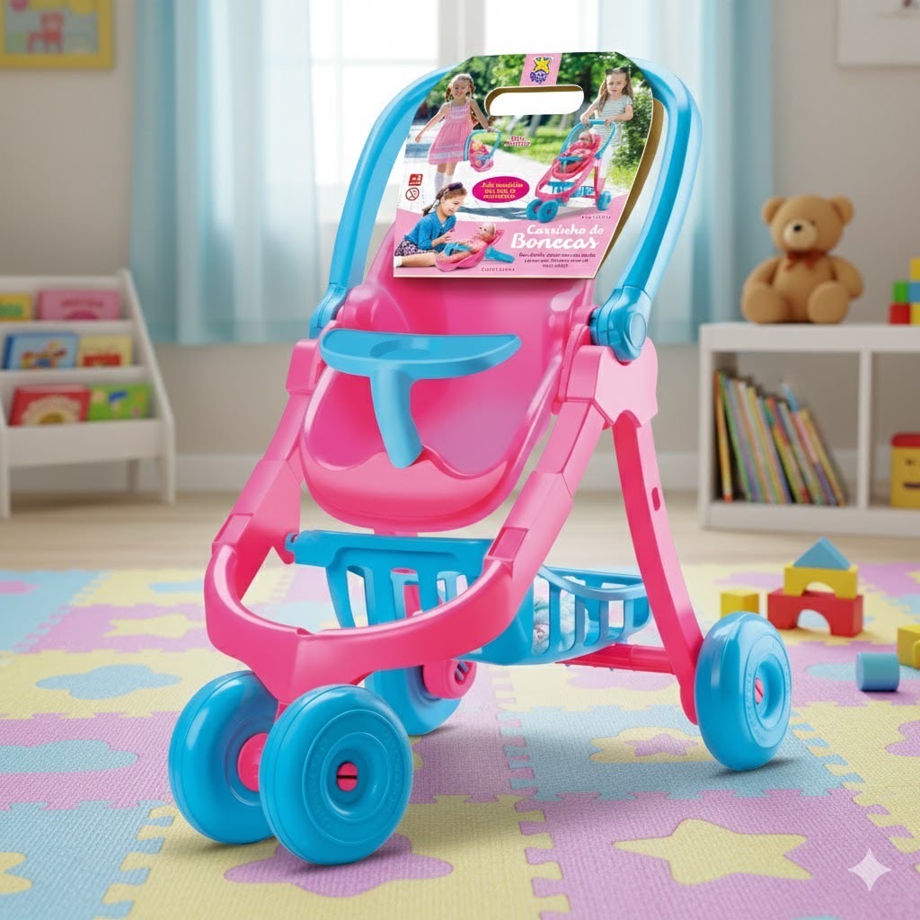 3in1 Doll Stroller & Carrier Set