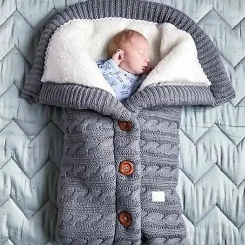 Baby Crochet Sleeping Bag Blanket