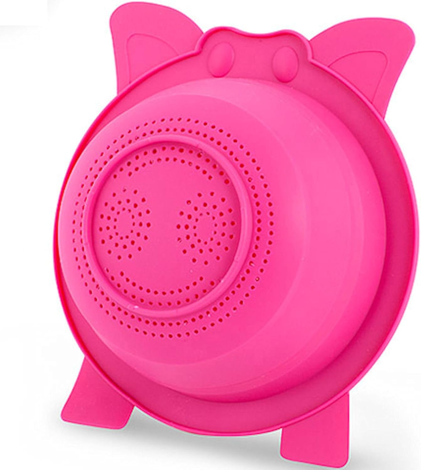 Oink! Collapsible Silicone Colander