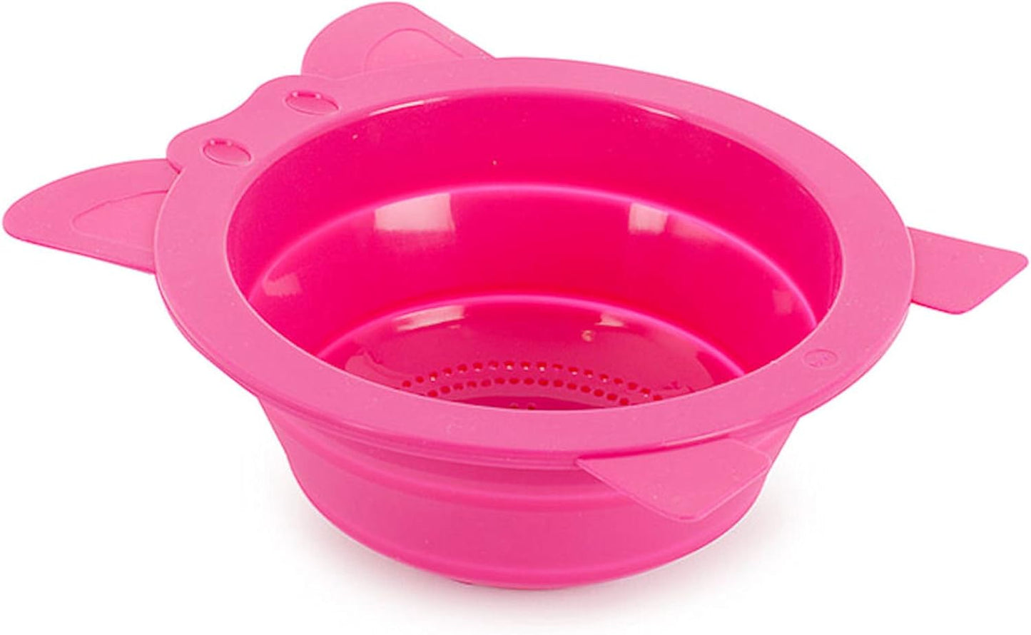 Oink! Collapsible Silicone Colander