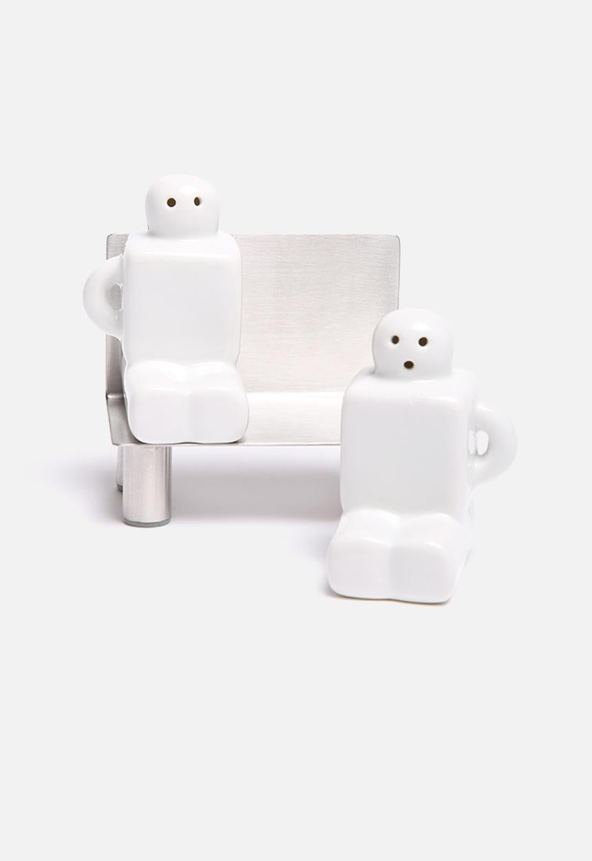 Ceramic Salt & Pepper Set - Friends
