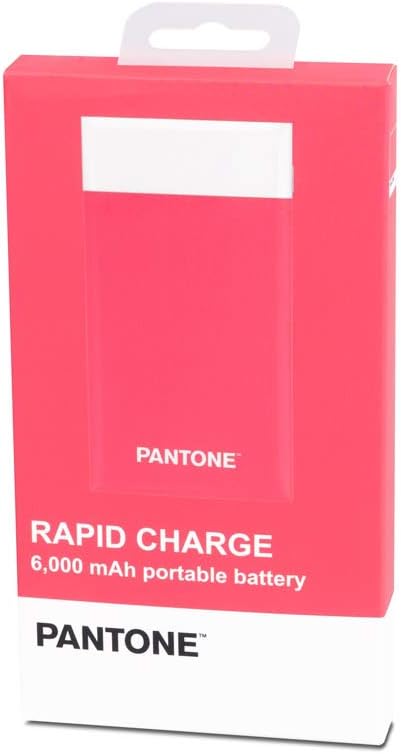 Pantone Pink Fast Charge Powerbank - 6000mah