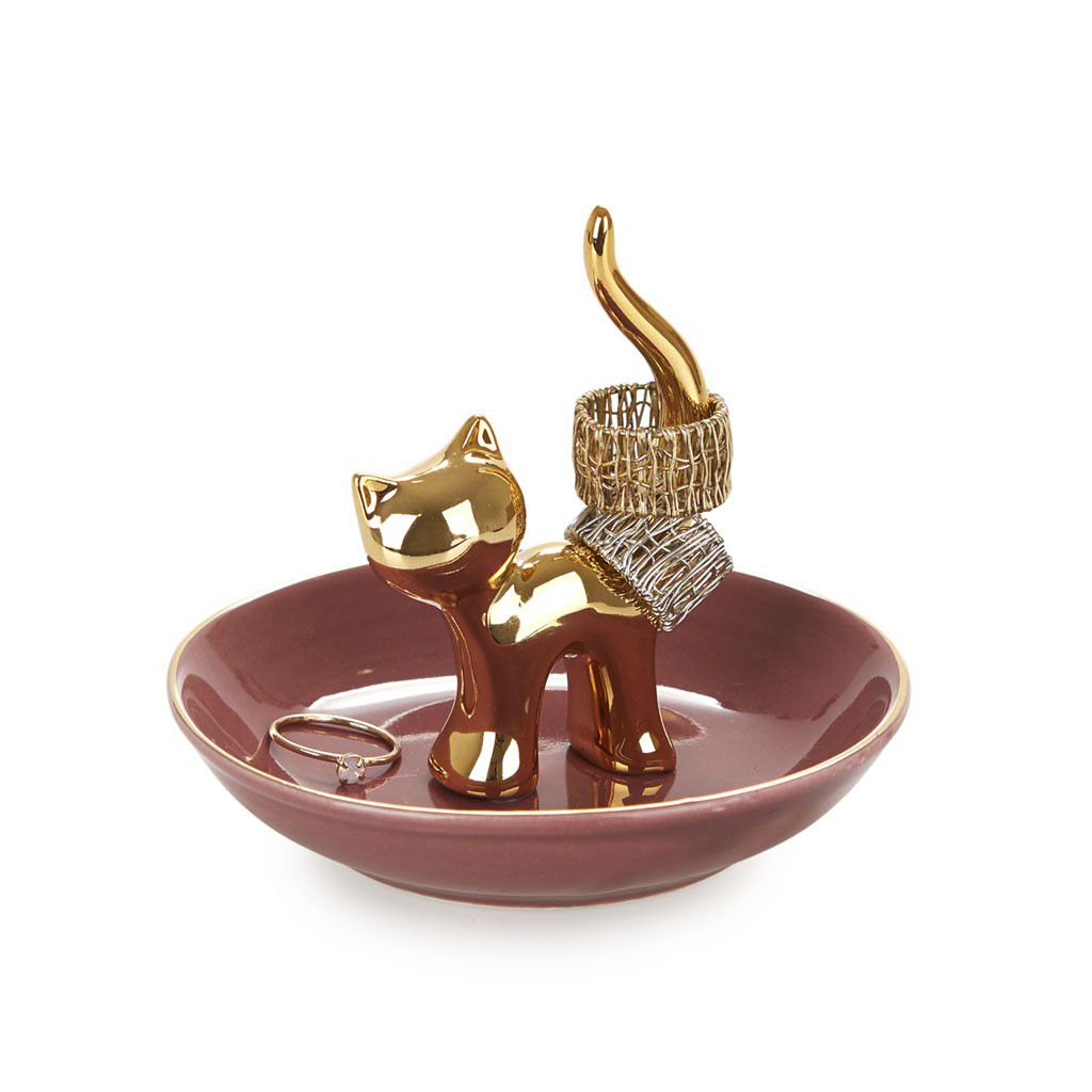Ring & Jewellery Holder - Gatto (Gold)