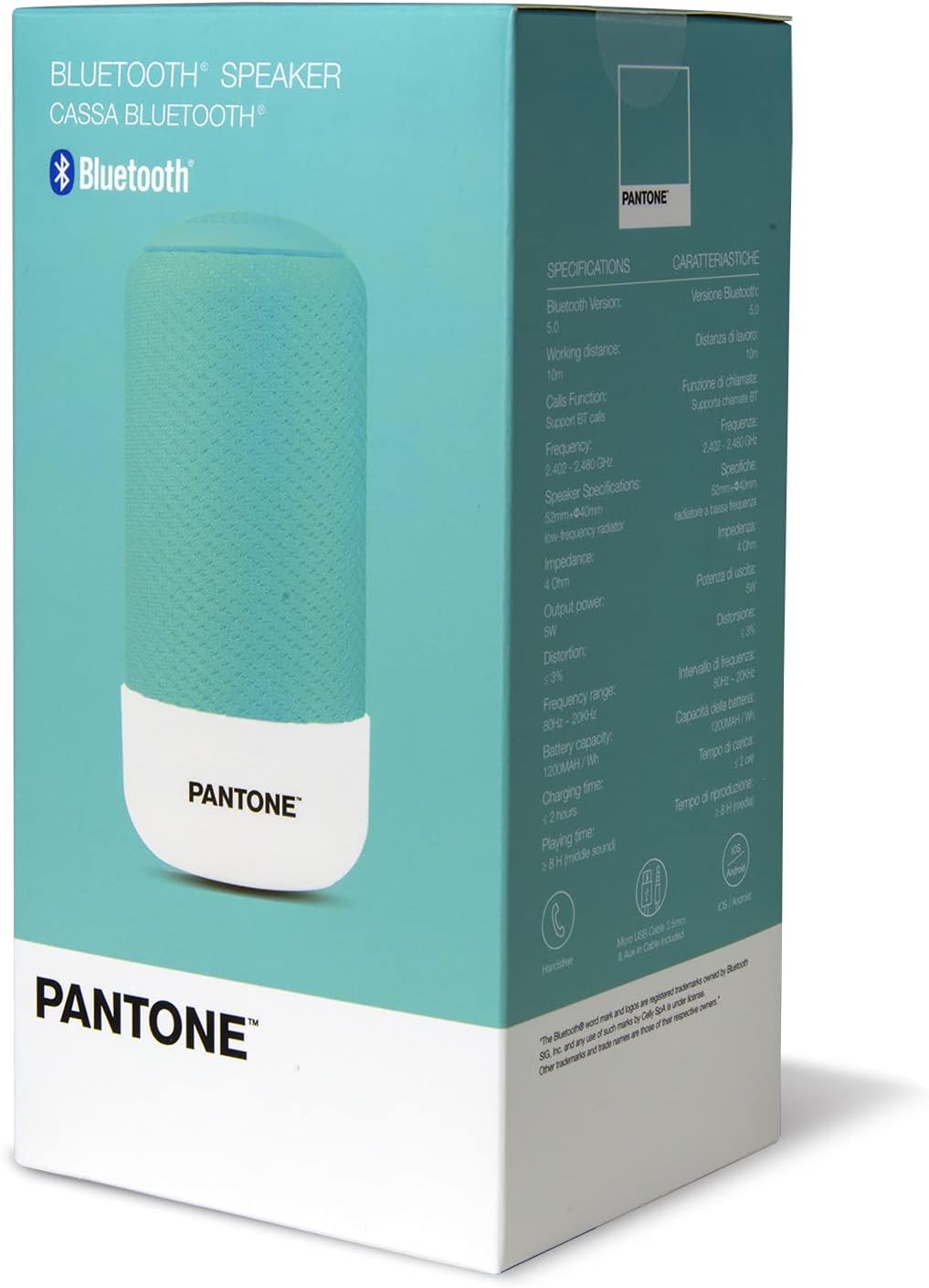 Pantone Turquoise Bluetooth Speaker