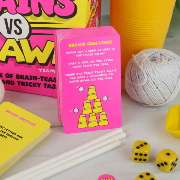 Brains vs Brawn Trivia Game
