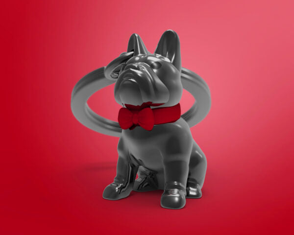 Stainless Steel Keyring - Bulldog