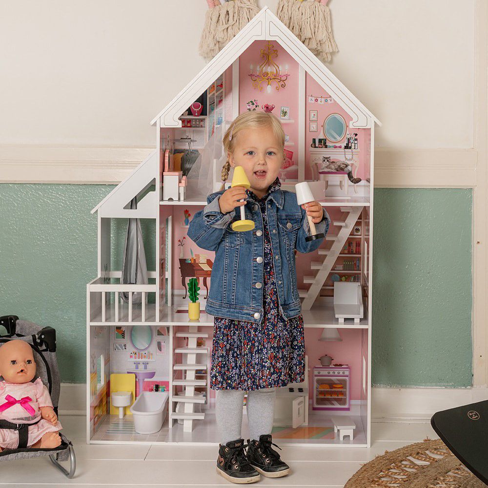 Wooden Cinderella Dollhouse (with Furniture)