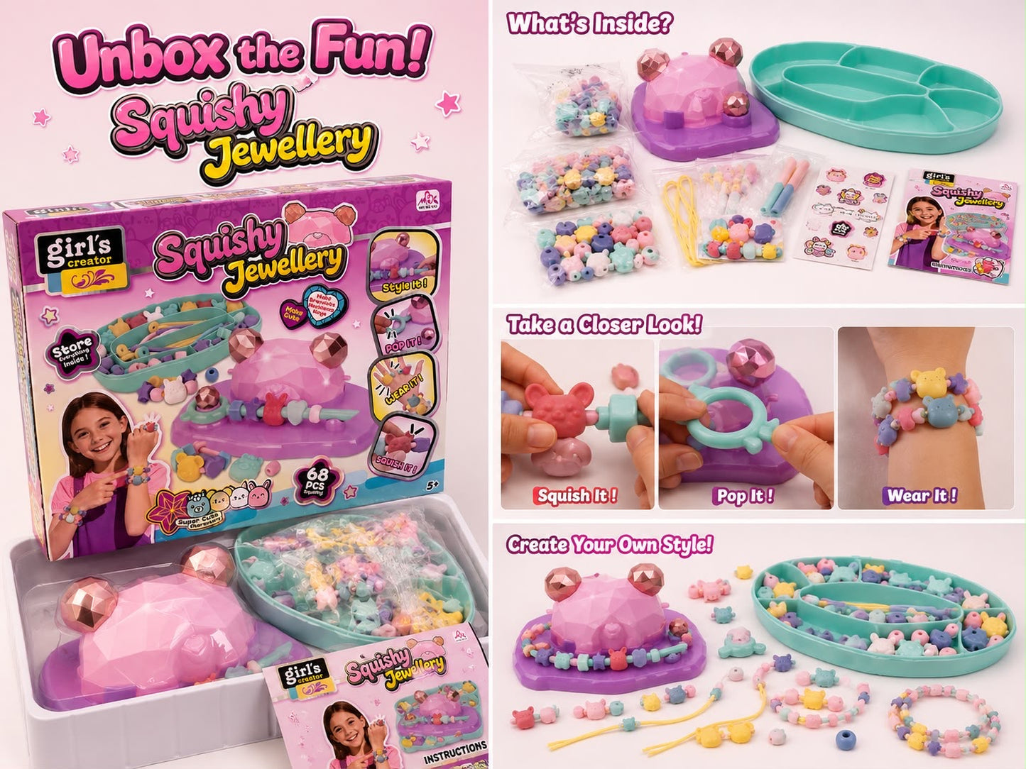 Squishy Jewelery Craft Kit