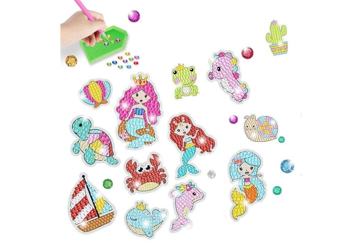 DIY Sparkling Gem Keychain Making Kit